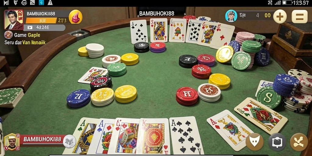 Tampilan gameplay seru dan menarik dari BAMBUHOKI88.