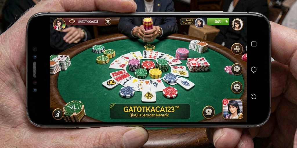 Screenshot gameplay QiuQiu GATOTKACA123 dengan tampilan menarik.