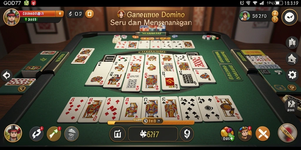 Tampilan gameplay seru dari GOD77 yang penuh strategi.