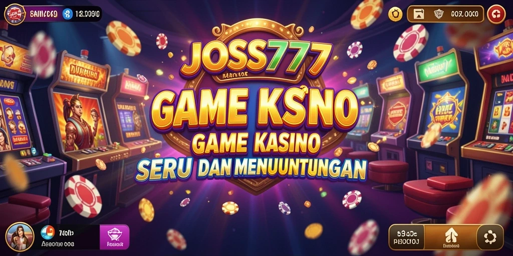 Tampilan gameplay JOSS777 yang menegangkan dan penuh warna.