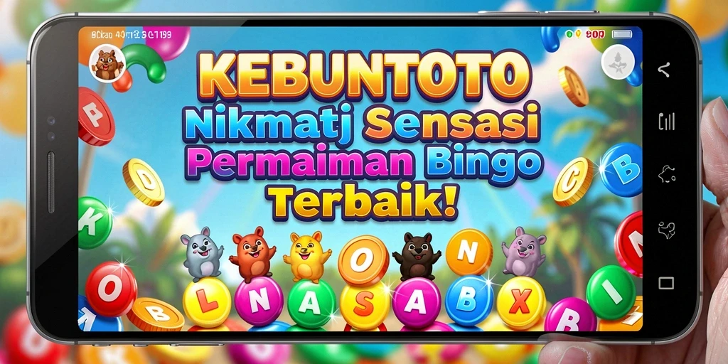 Tampilan gameplay KEBUNTOTO yang penuh warna dan interaktif.