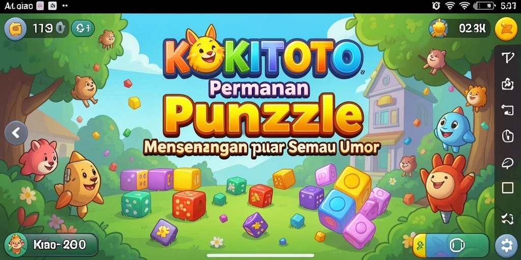 Tampilan gameplay KOKITOTO yang menarik dan penuh tantangan.