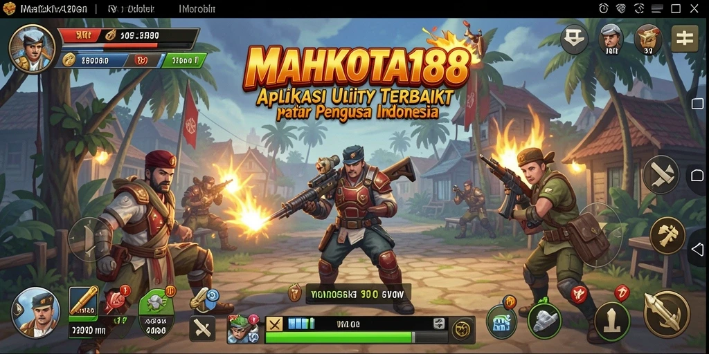 Tampilan utama MAHKOTA188 dengan berbagai fitur alat produktivitas.
