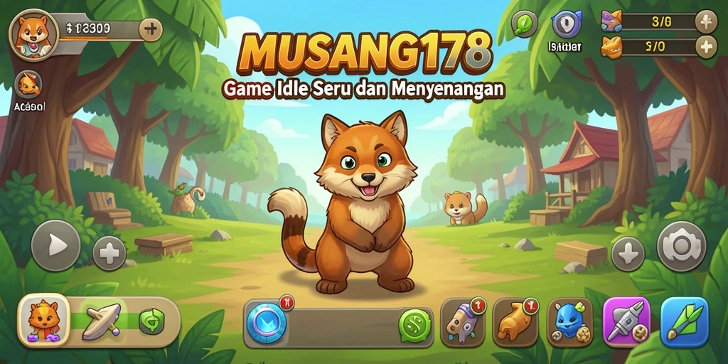 Tampilan gameplay menarik dari MUSANG178 dengan berbagai karakter.
