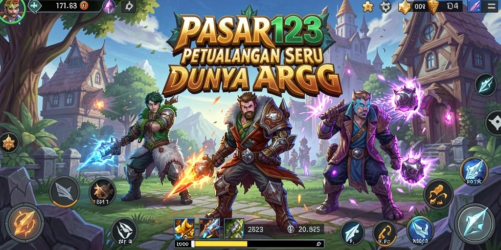 Gameplay seru dan penuh aksi di PASAR123.