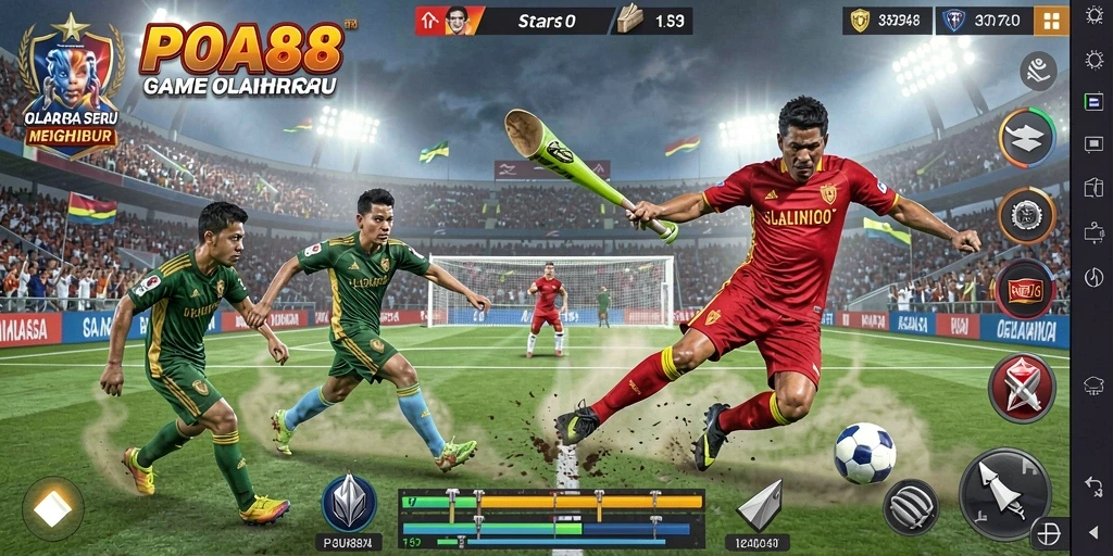 Tampilan gameplay POA88 yang memukau dan seru di dunia olahraga.