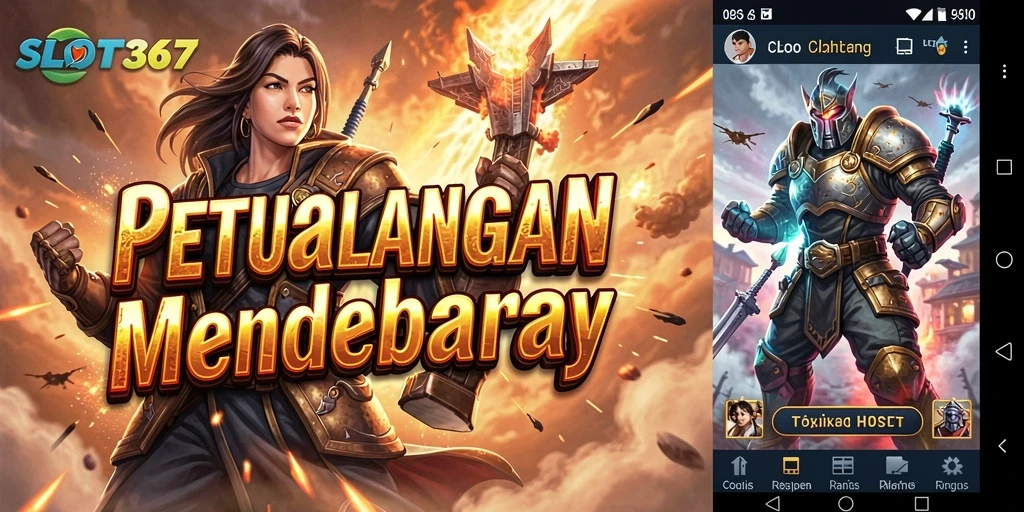 Tampilan gameplay SLOT367 yang mendebarkan dan penuh aksi.