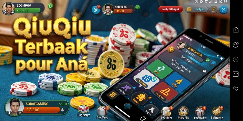 Tampilan gameplay QiuQiu yang menarik dan interaktif.