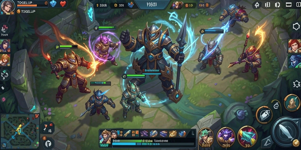 Tampilan gameplay TOGELUP yang seru dan interaktif.