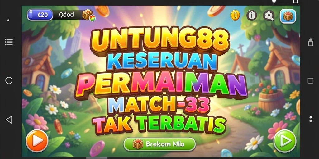 Gameplay menarik dari UNTUNG88 dengan tantangan Match-3.